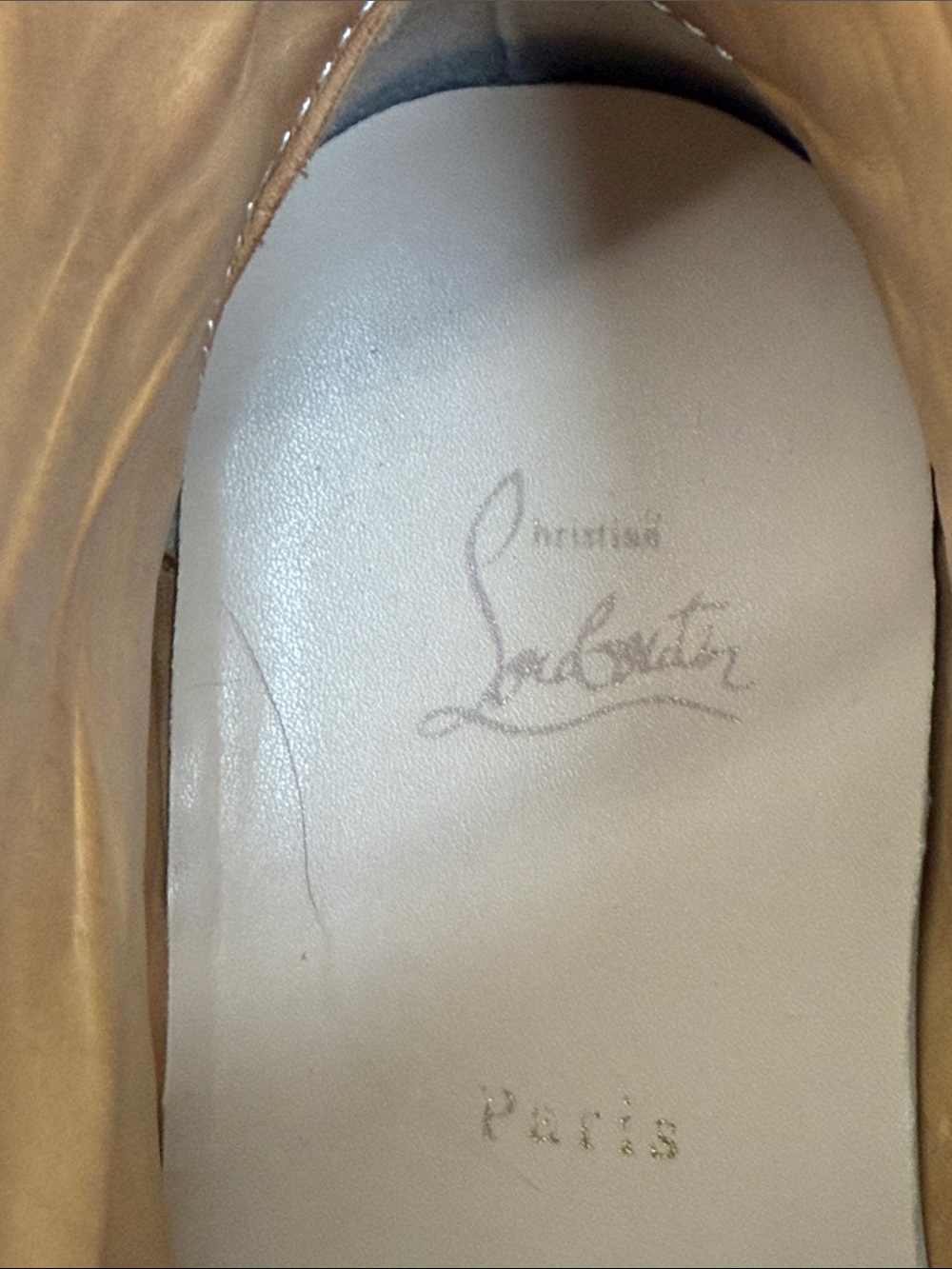Christian Louboutin Graffiti High-Top Sneakers in Red, Yellow and Orange - Picture 8 of 9